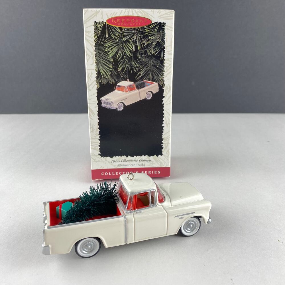 Vintage 1996 Hallmark 1955 Chevrolet Cameo All-American Trucks #2 Ornament